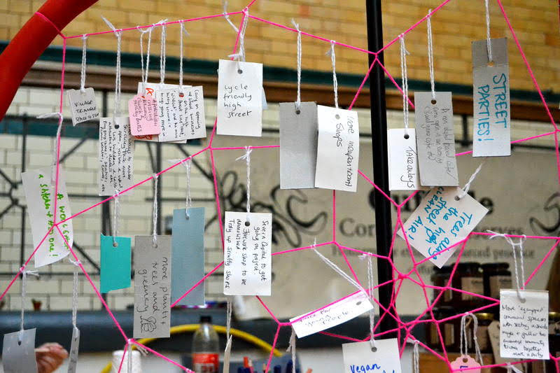 tags on a dreamcatcher